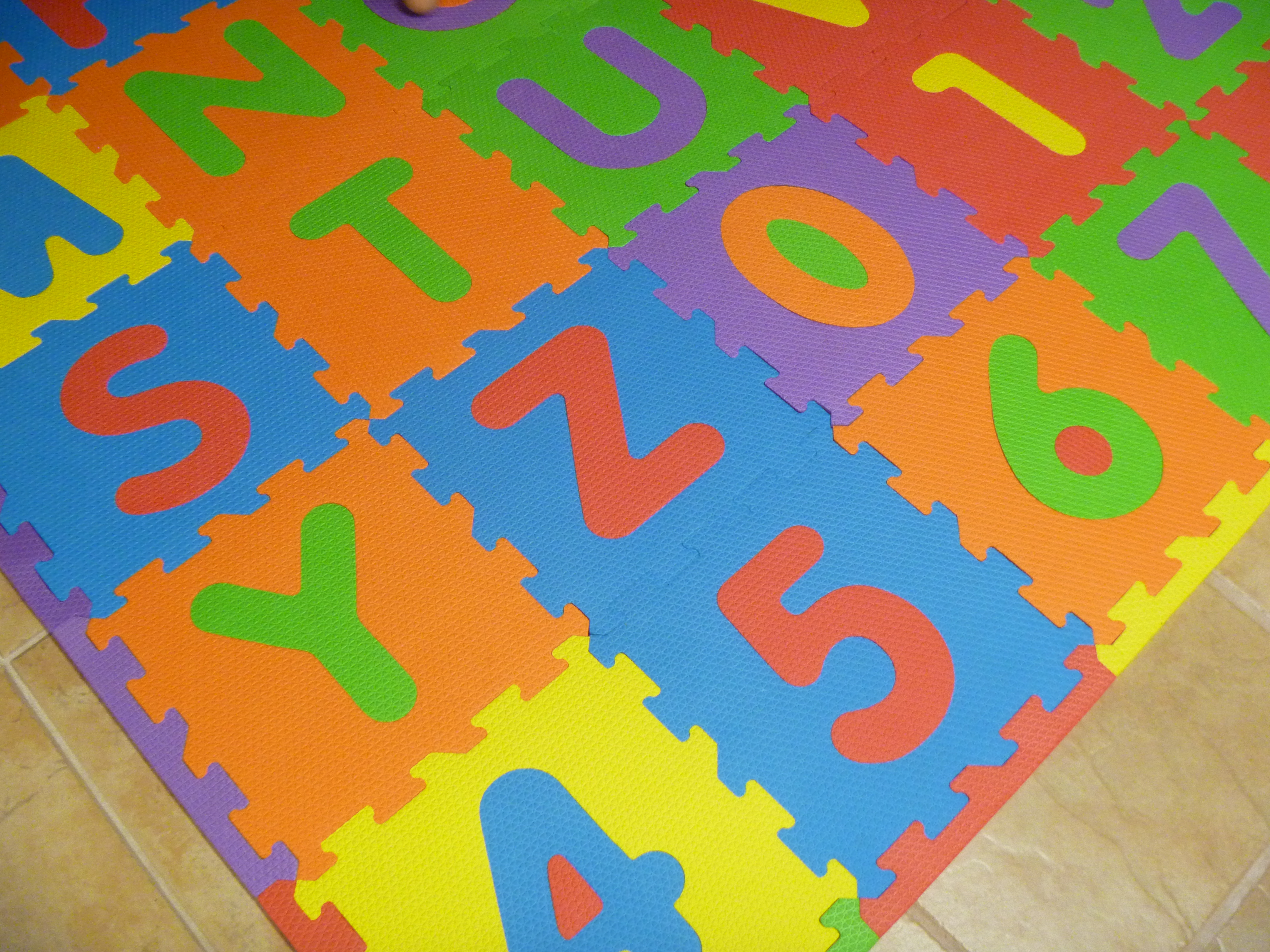 Large Foam ABC-123 Mat - Play Mat For Kids