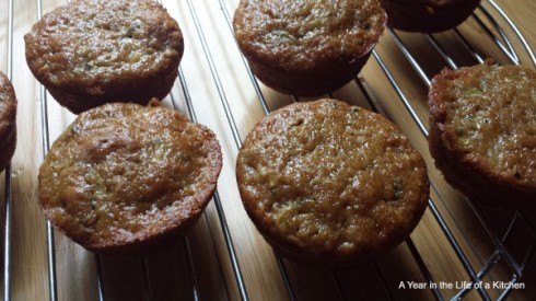 Zucchini muffin cupcakes